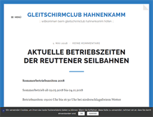 Tablet Screenshot of flyhahnenkamm.info